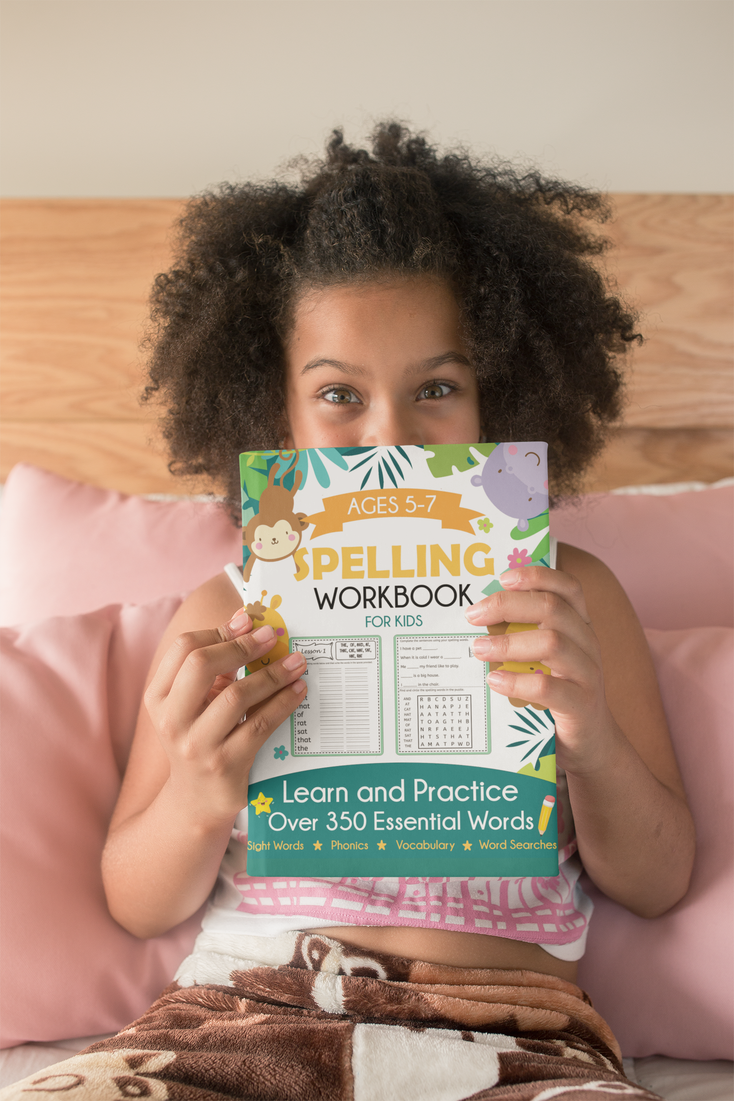 Spelling Workbook for Kids Ages 5-7: Learn and Practice Over 350 Essential Words Including Sight Words and Phonics Activities