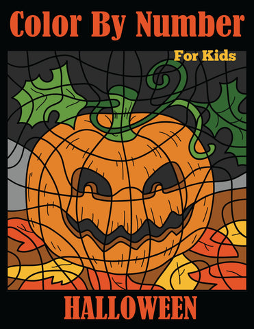 Halloween Color by Number  for Kids