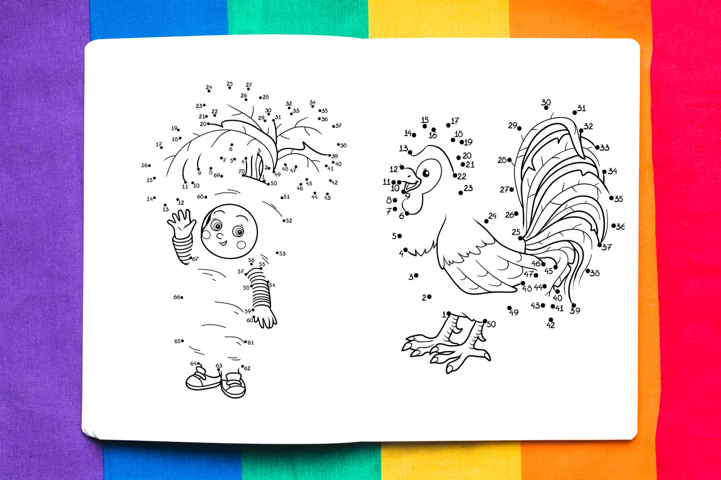 Connect the Dots Book for Kids: Challenging and Fun Dot to Dot Puzzles