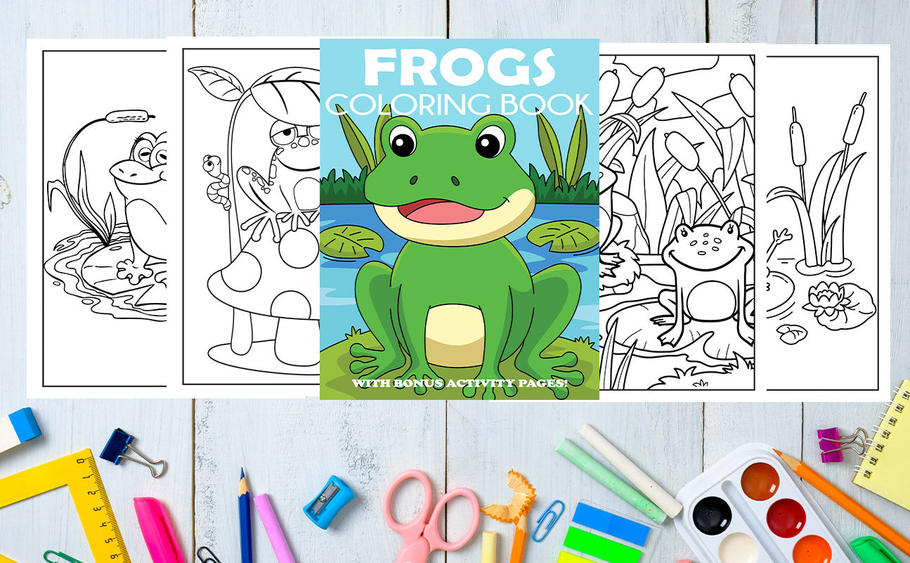 Frog Coloring Book
