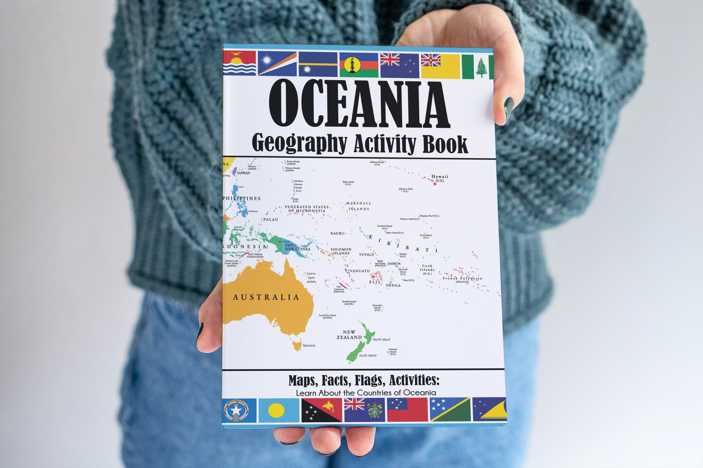 Oceania Geography Activity Book