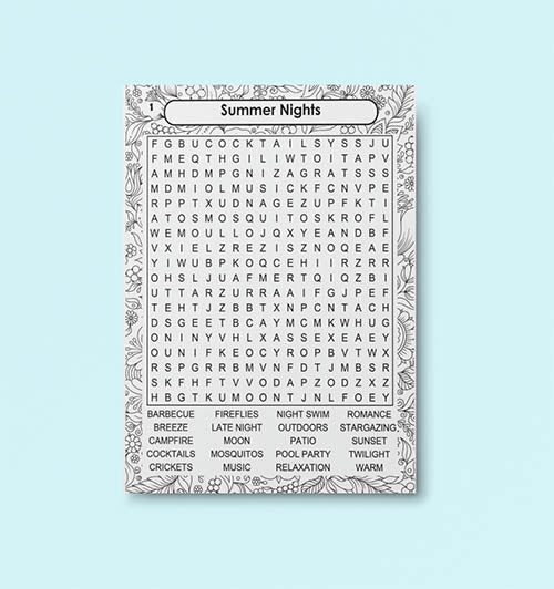 Summer Word Search