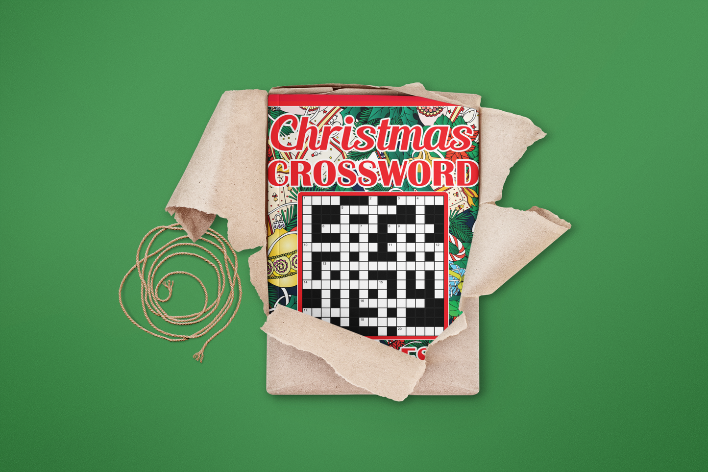 Christmas Crossword Puzzles: Fun Holiday-Themed Puzzle Book