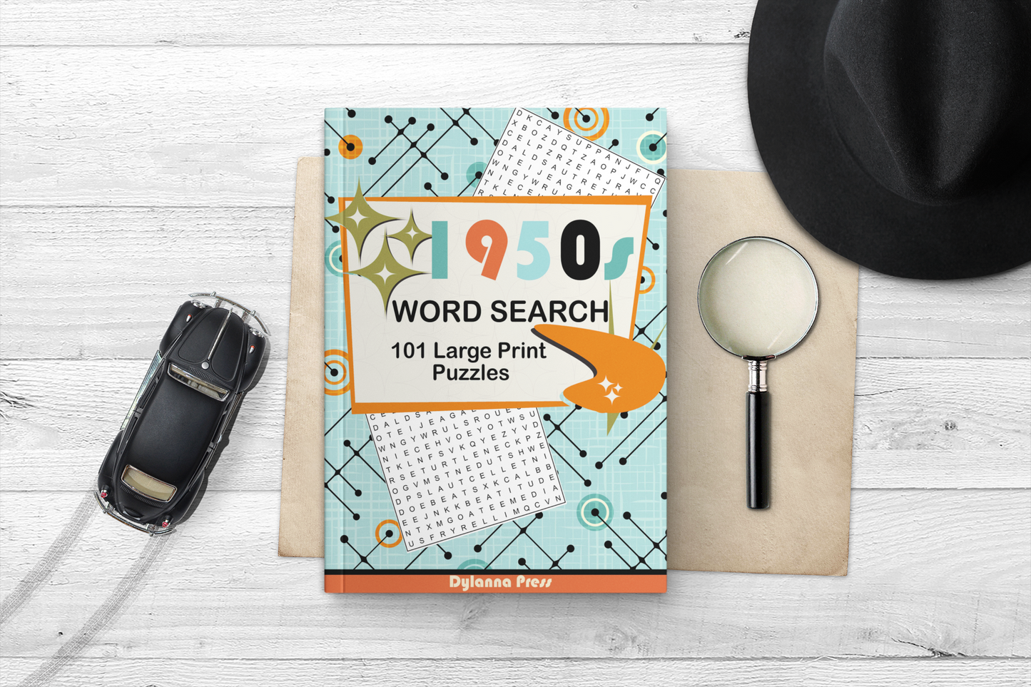 1950s Word Search Puzzle Book