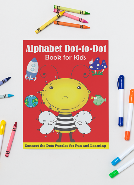 Alphabet Dot-to-Dot Book for Kids: Connect the Dots Puzzles for Fun and Learning