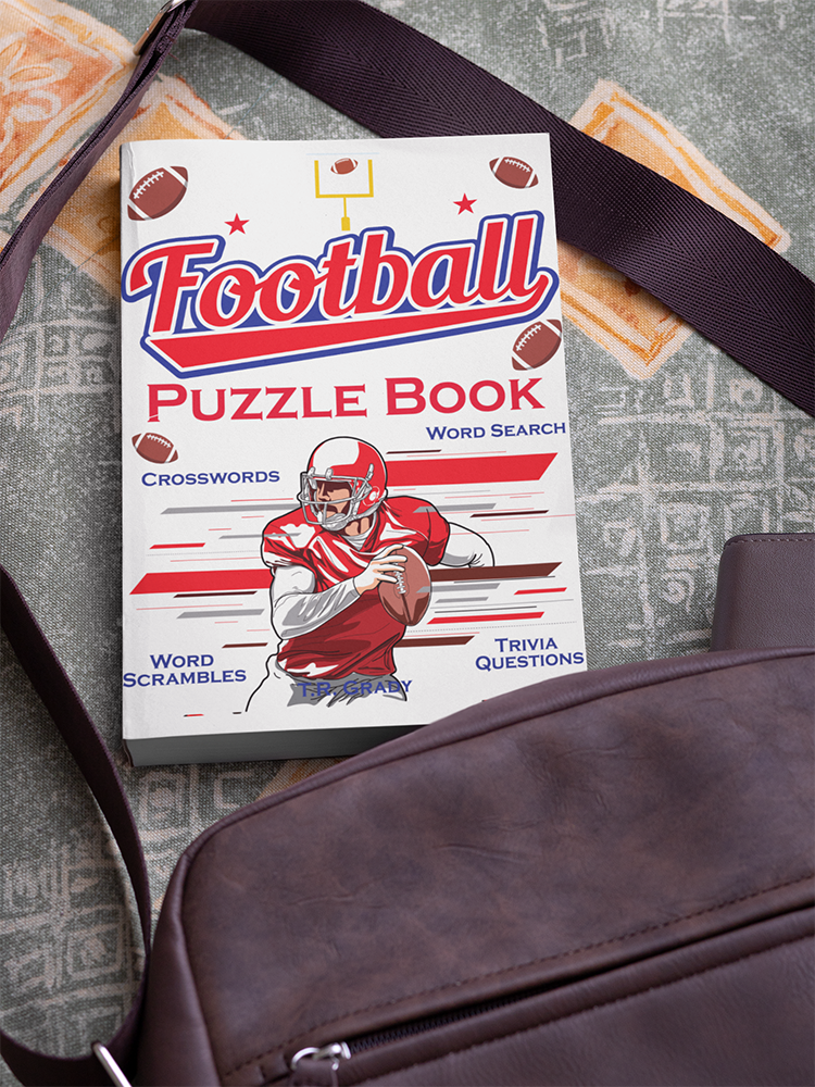 Football Puzzle Book: Crosswords, Word Search, Word Scrambles, Trivia Questions