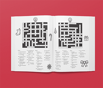 Christmas Crossword Puzzles: Fun Holiday-Themed Puzzle Book
