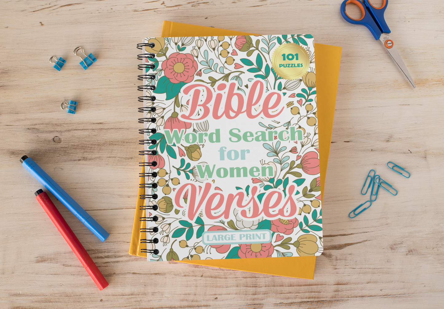 Bible Verses Word Search for Women: 101 Large Print Puzzles