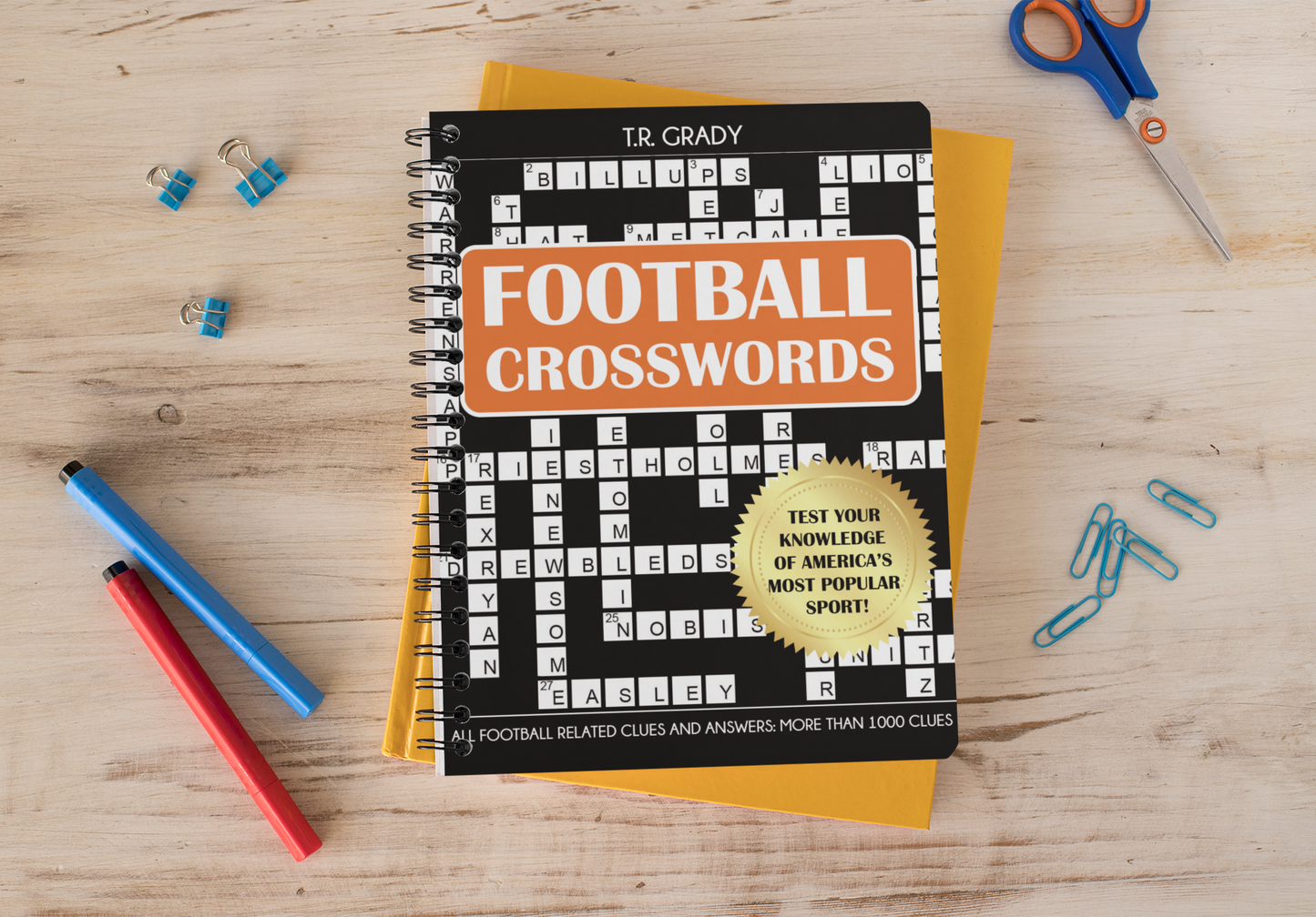 Football Crosswords: Test Your Knowledge of America's Most Popular Sport, All Football-Related Clues and Answers