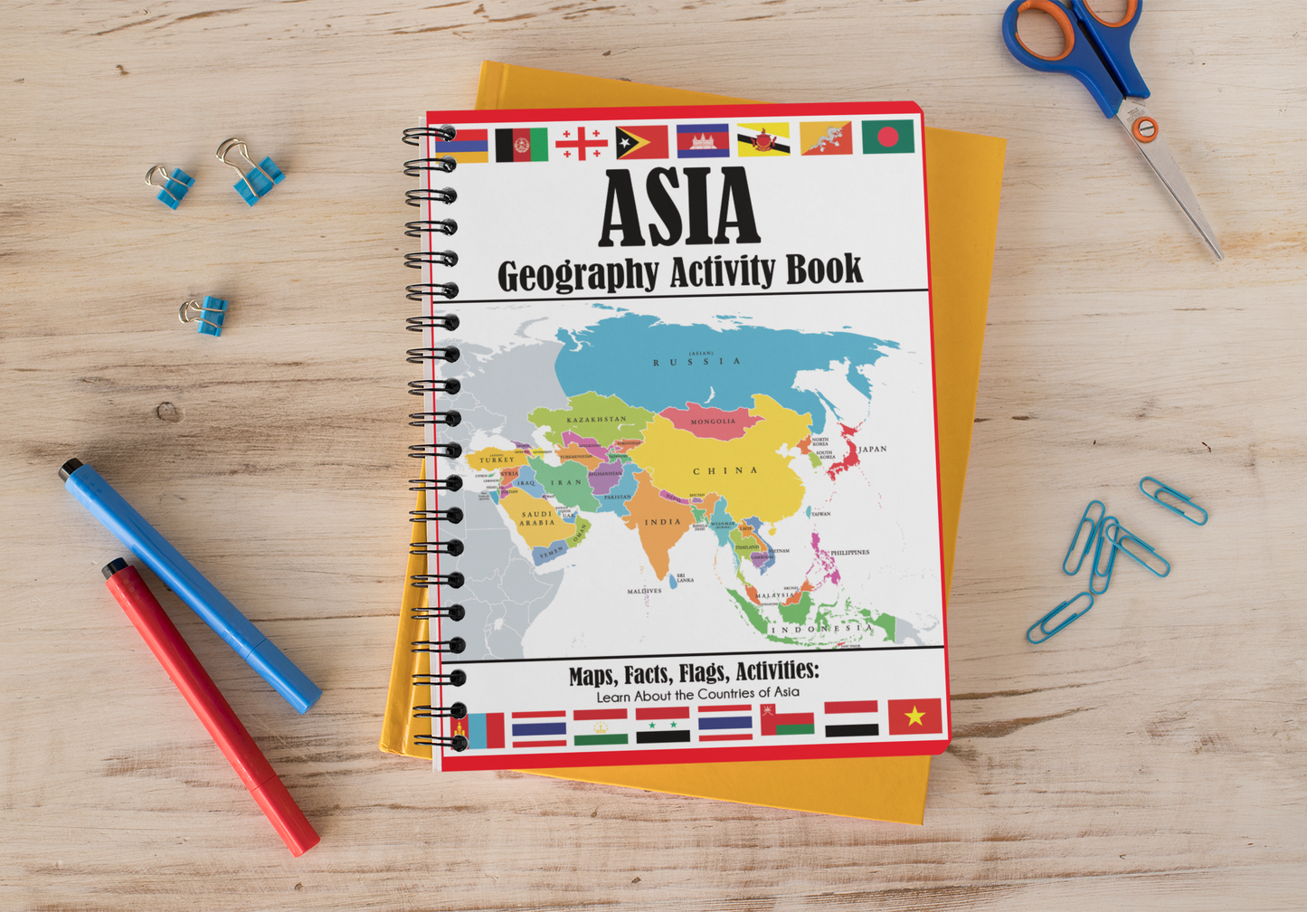 Asia Geography Activity Book