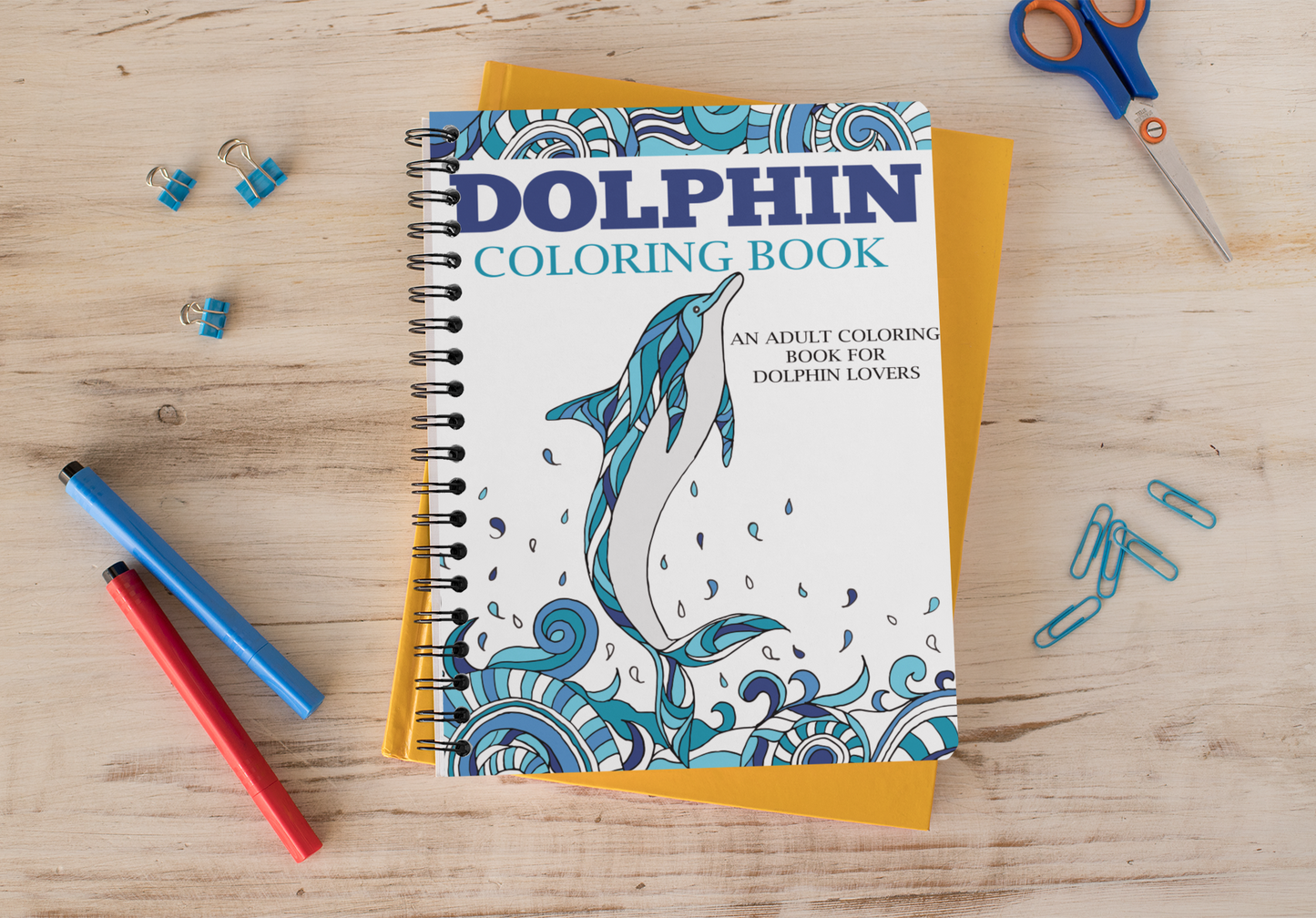Dolphin Coloring Book