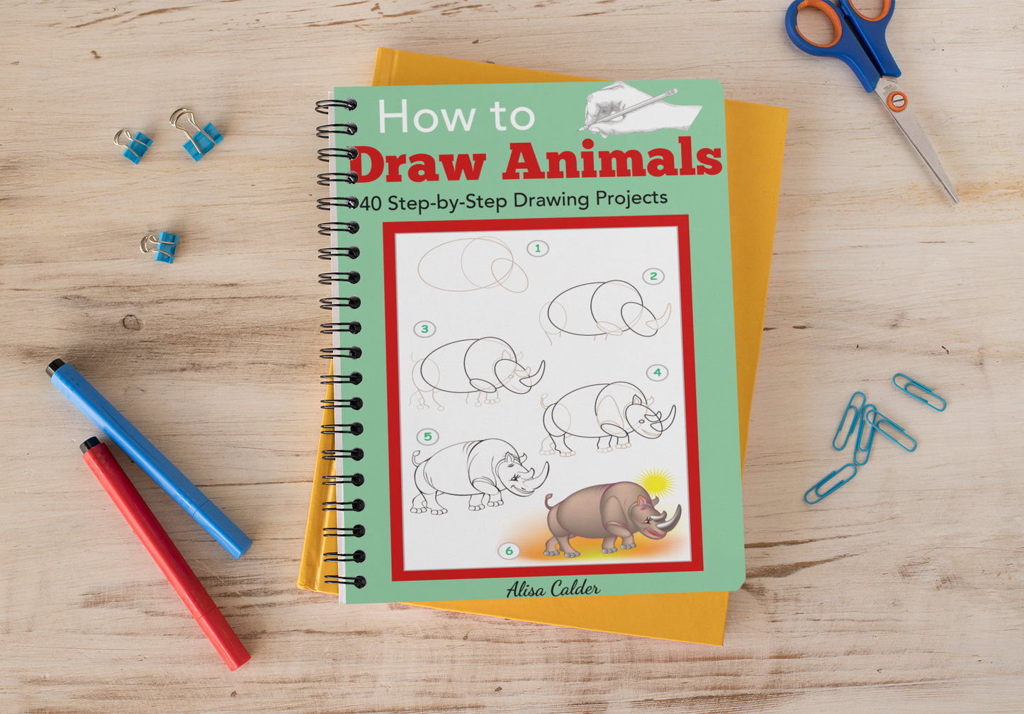 How to Draw Animals: 40 Step-by-Step Drawing Projects (Beginner Drawing Guides)