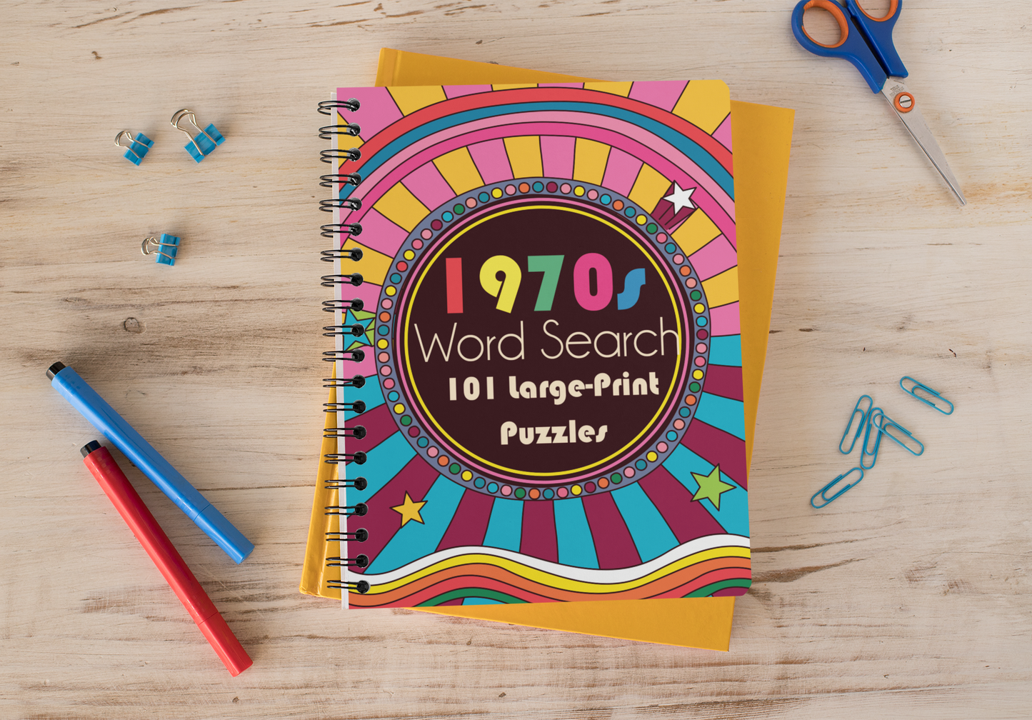 1970s Word Search: Seventies Word Games with 101 Large-Print Puzzles