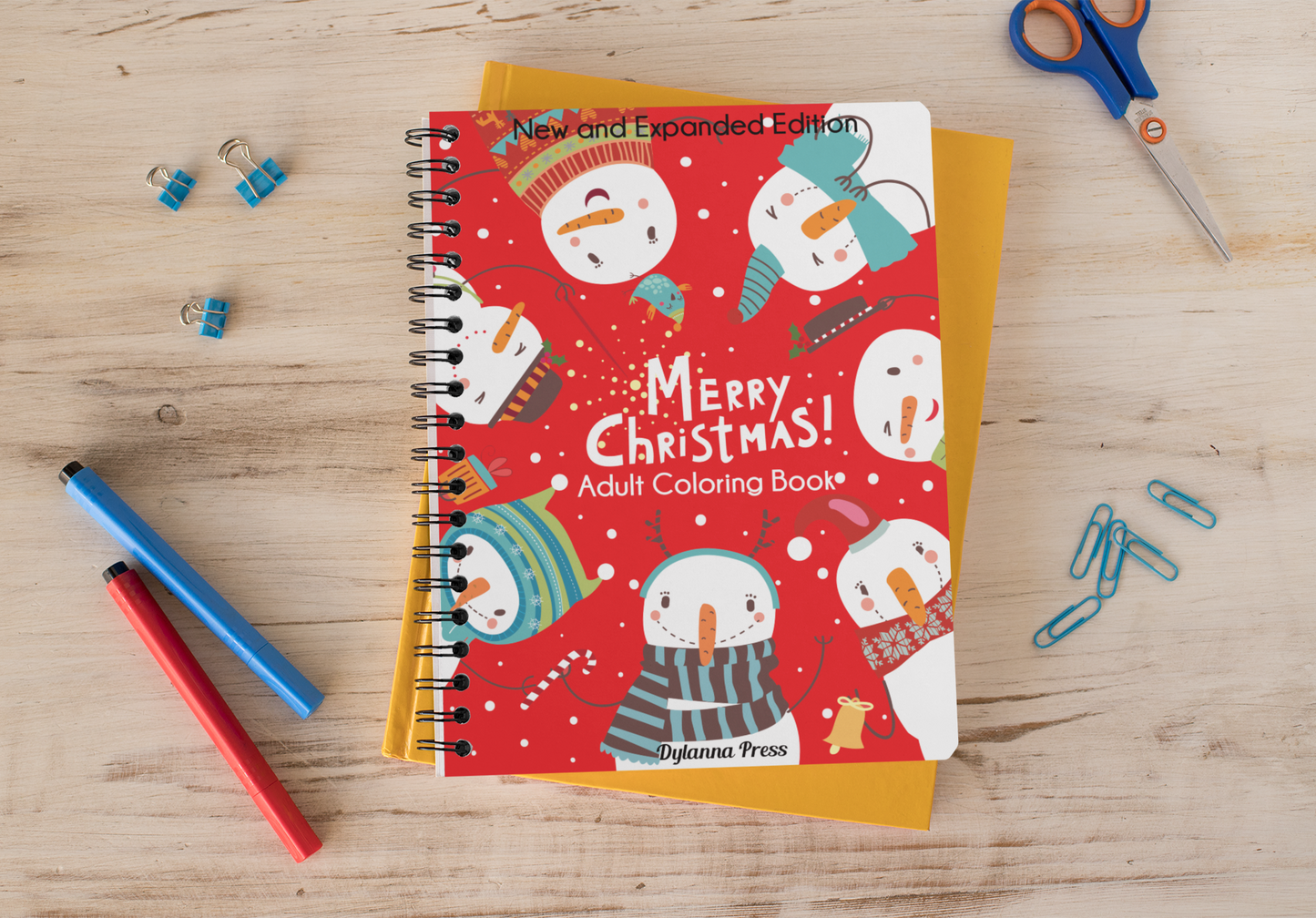 Merry Christmas Adult Coloring Book