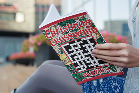 Christmas Crossword Puzzles: Fun Holiday-Themed Puzzle Book