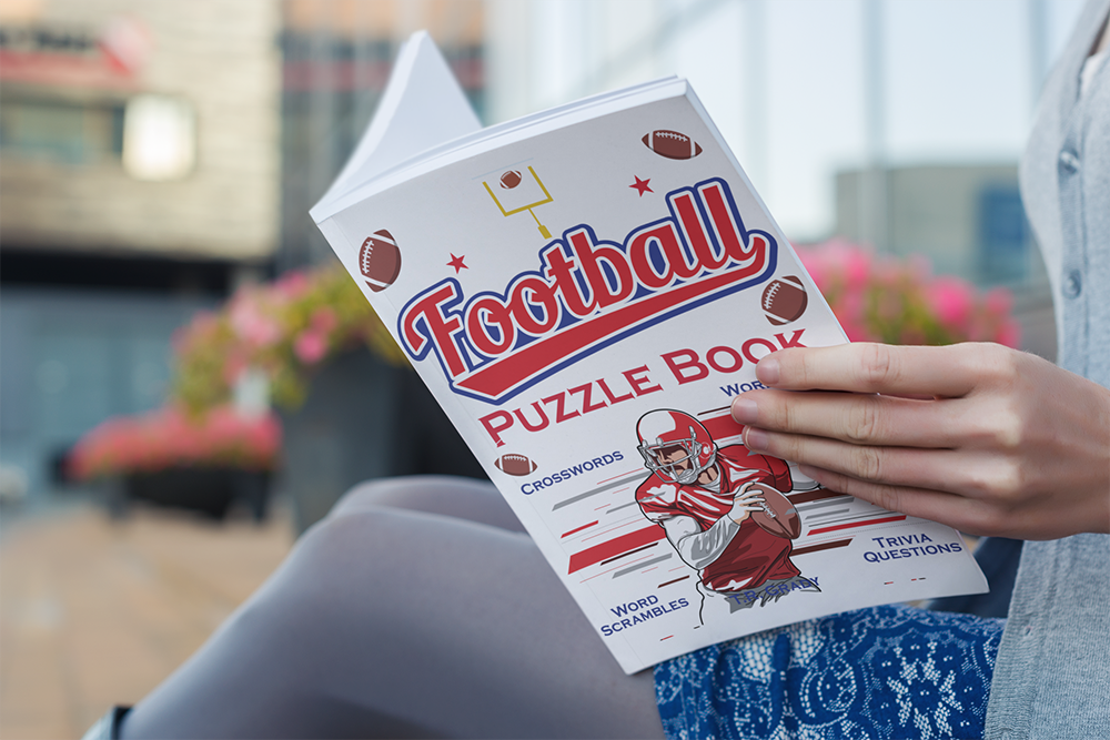 Football Puzzle Book: Crosswords, Word Search, Word Scrambles, Trivia Questions