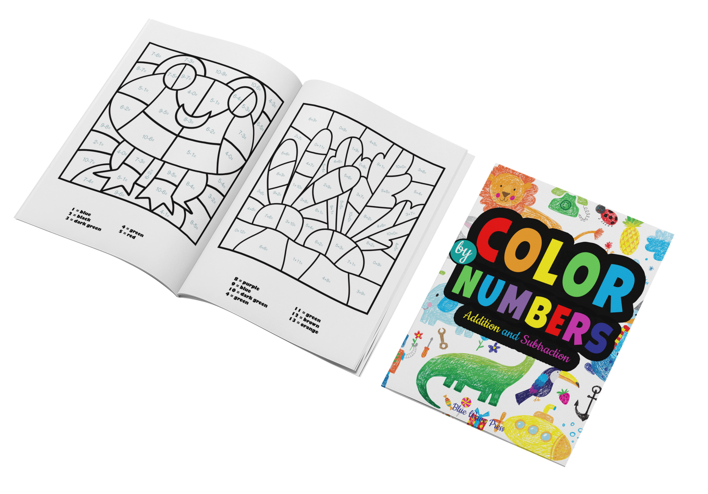 Color By Numbers Addition and Subtraction