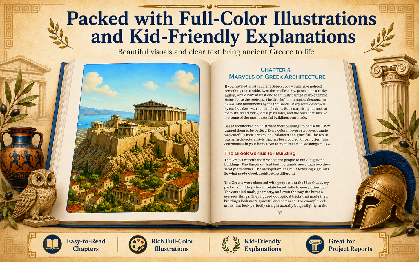 Ancient Greece for Kids: Explore the City-States, Meet the Heroes, and Discover the Birthplace of Democracy