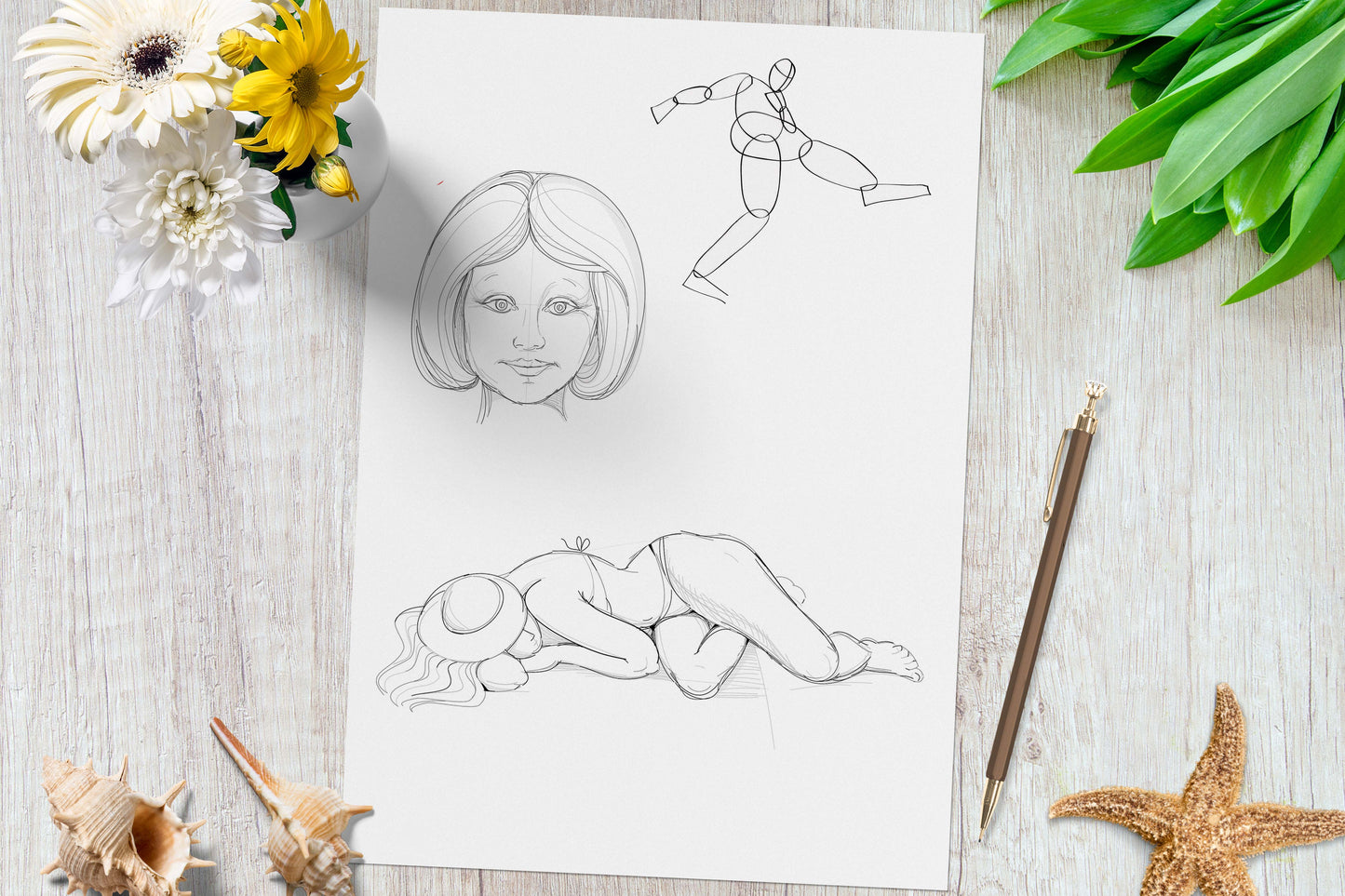 How to Draw People: Step-by-Step Face and Figure Drawing Projects