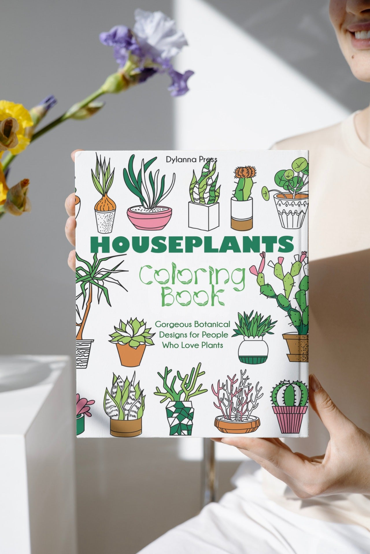 Houseplants Coloring Book