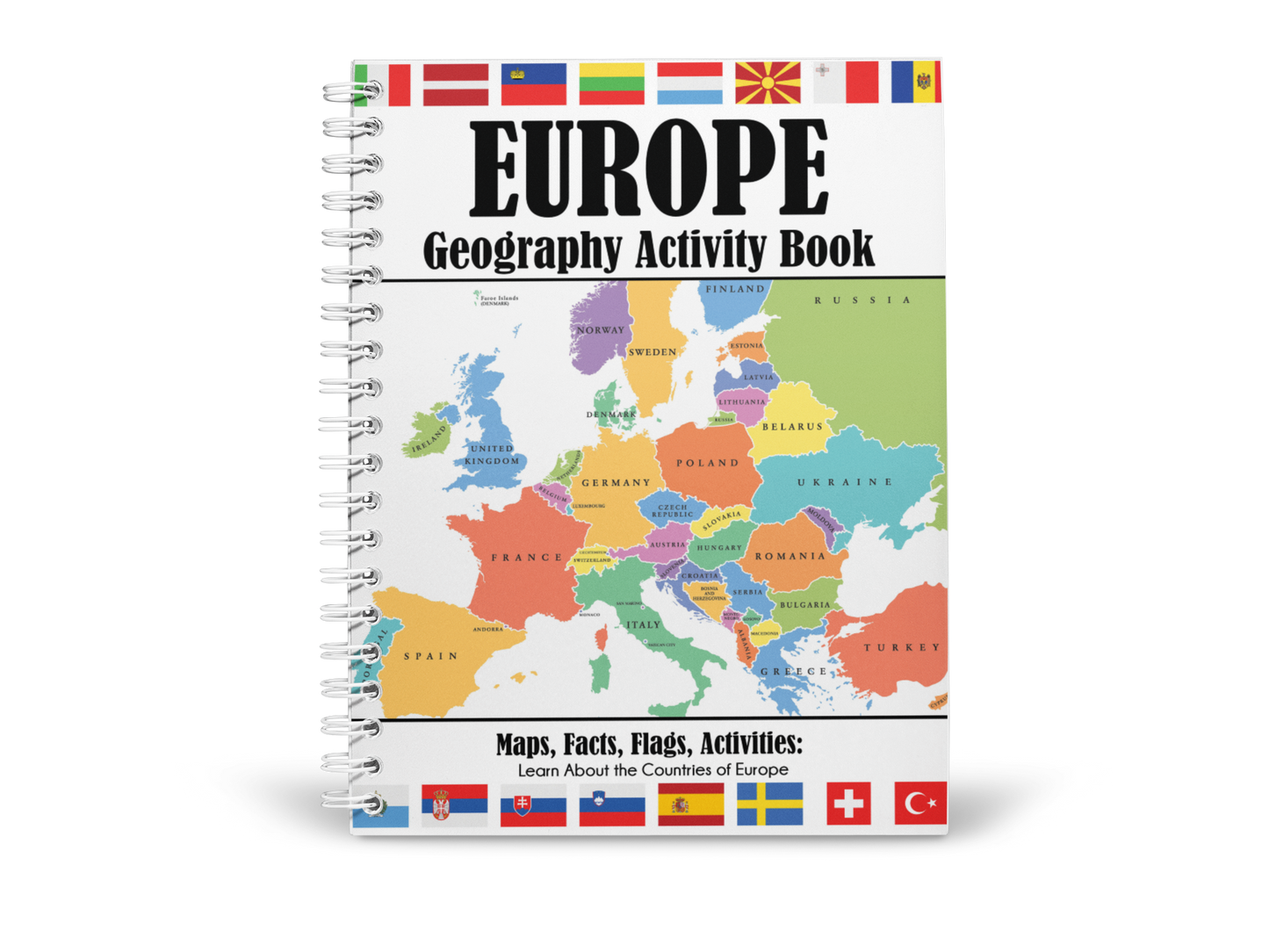 Europe Geography Activity Book