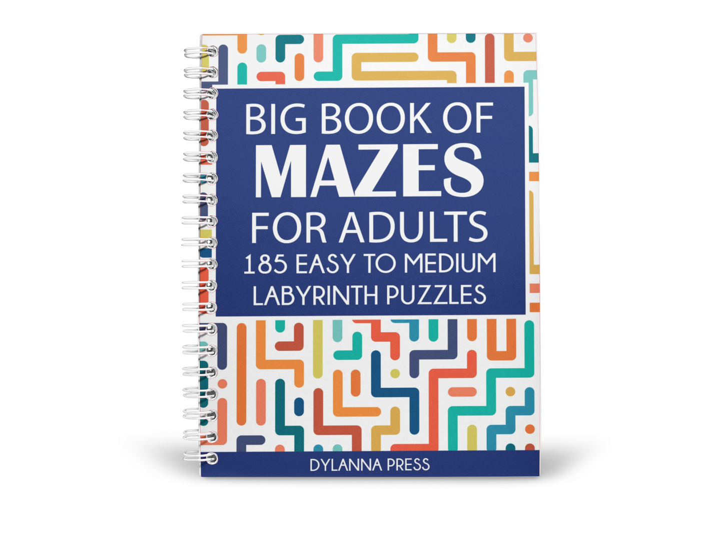 Big Book of Mazes for Adults: 185 Easy to Medium Labyrinth Puzzles