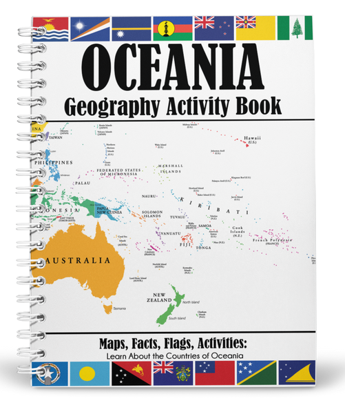 Oceania Geography Activity Book