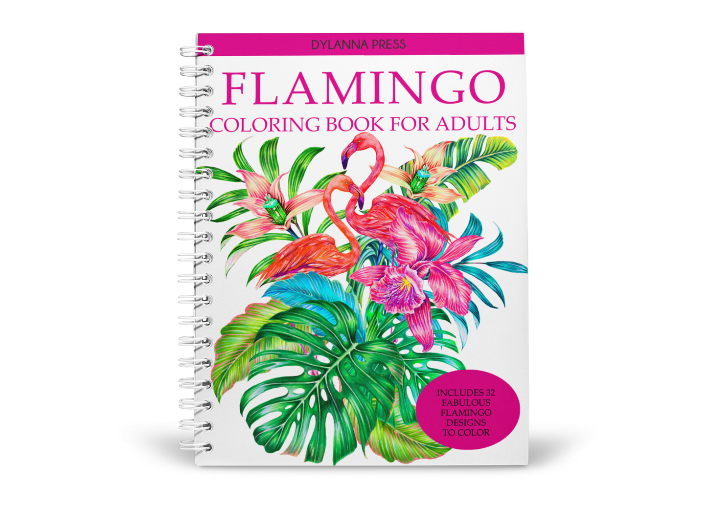 Flamingo Coloring Book for Adults