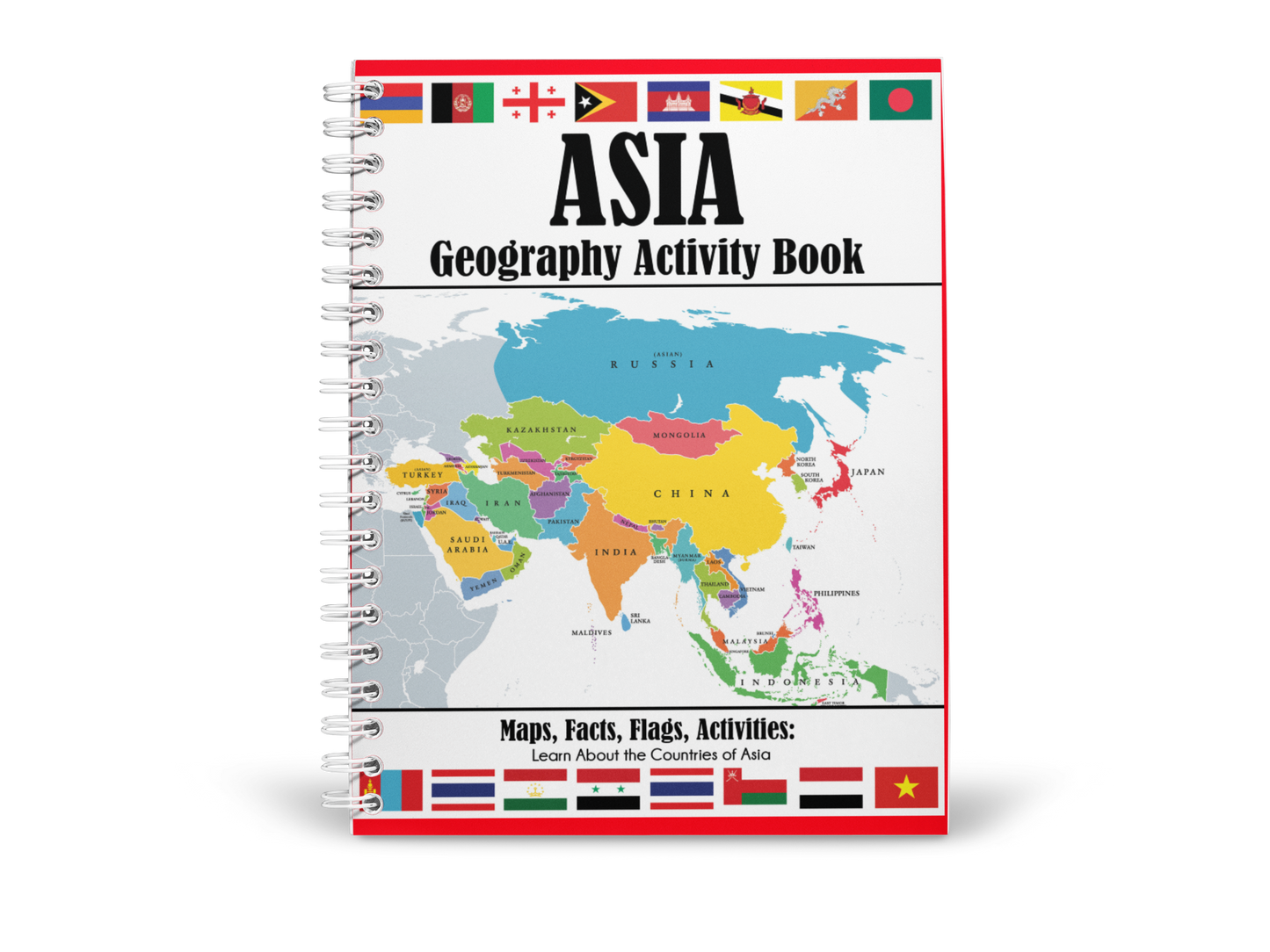 Asia Geography Activity Book