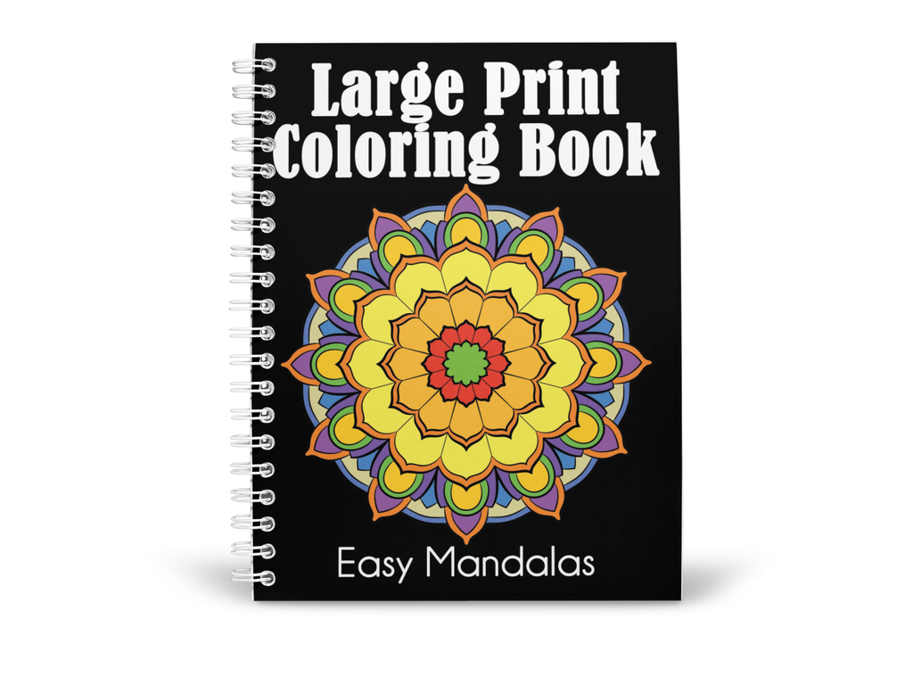 Large Print Coloring Book Easy Mandalas Dylanna Press large-print-coloring-book-easy-mandalas-dylanna-press