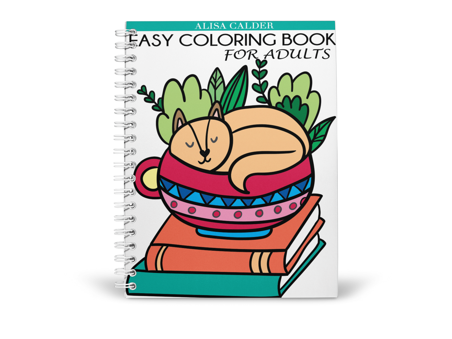Easy Coloring Book for Adults: Beautiful Simple Designs for Seniors and Beginners