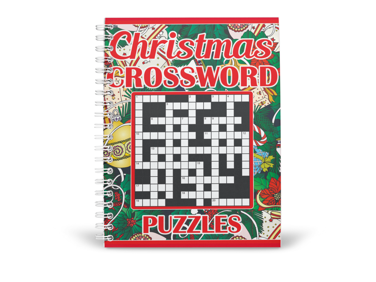Christmas Crossword Puzzles: Fun Holiday-Themed Puzzle Book