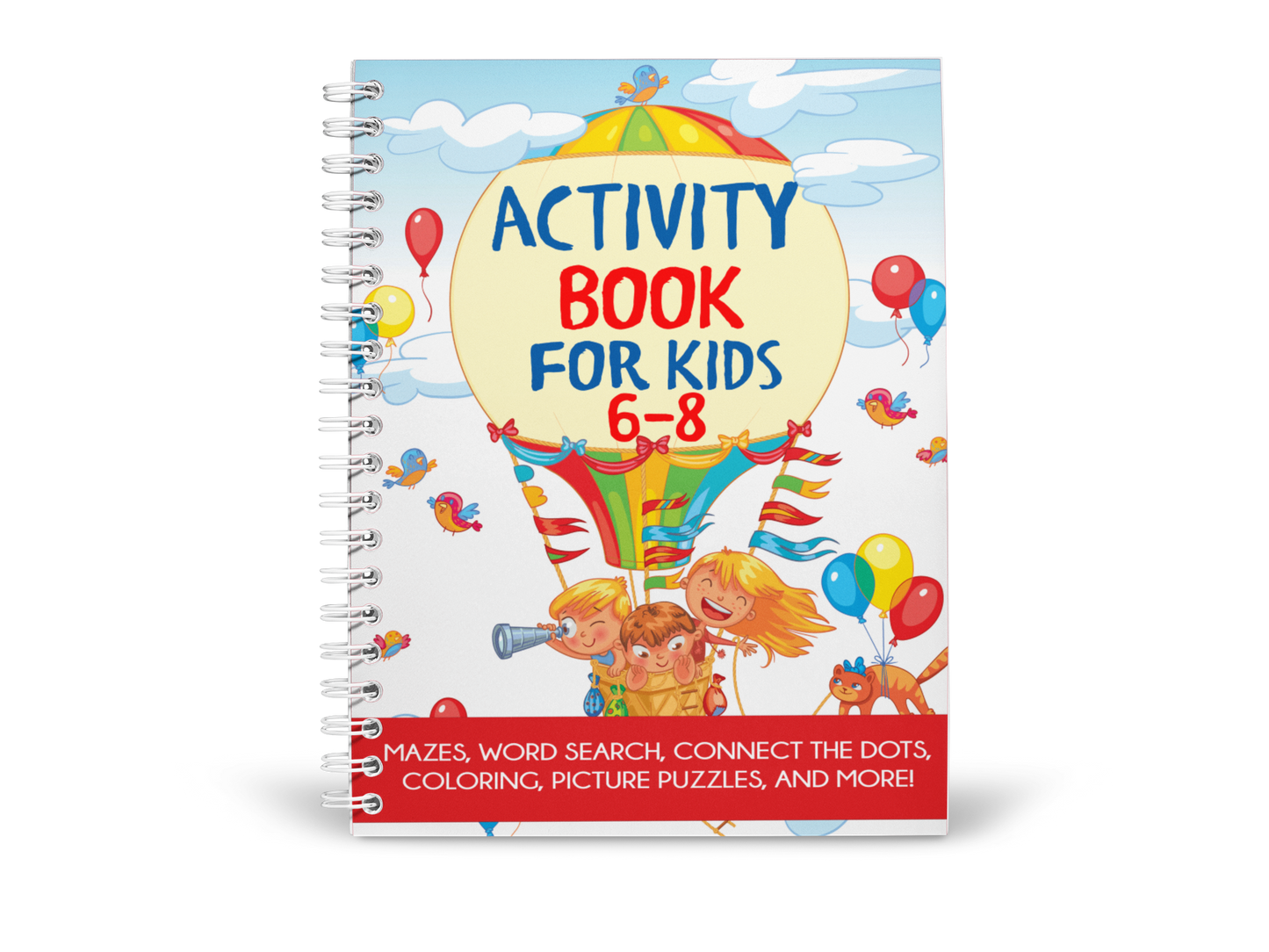 Activity Book for Kids 6-8