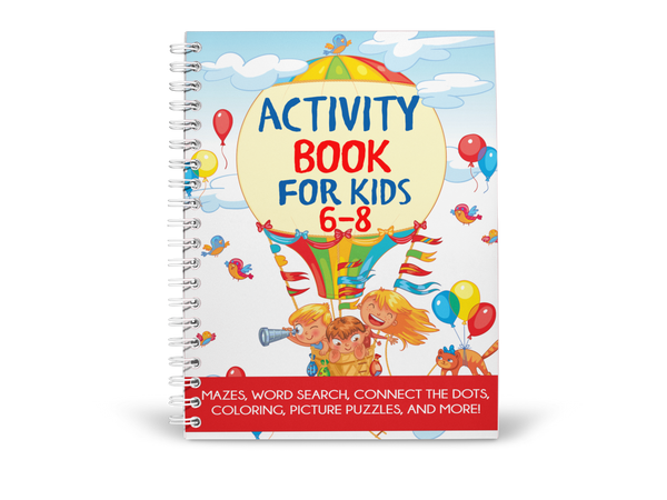Activity Book for Kids 6-8