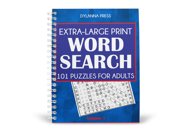Extra-Large Print Word Search: 101 Puzzles for Adults
