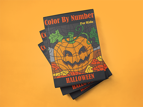 Halloween Color by Number  for Kids