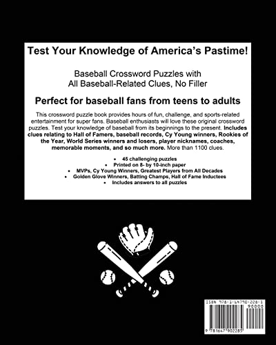 Baseball Crosswords: Test Your Knowledge of America's Pastime, All Baseball-Related Clues and Answers