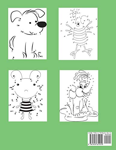 Animal Dot-to-Dot Book for Kids: Connect the Dots Puzzles for Fun and Learning