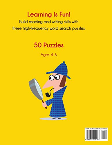 Sight Words Word Search: High-Frequency Word Puzzles for Prek-1st Grade