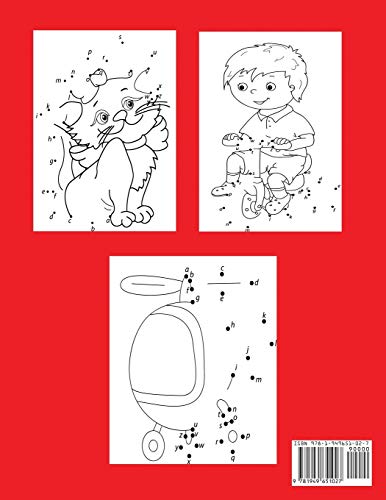 Alphabet Dot-to-Dot Book for Kids: Connect the Dots Puzzles for Fun and Learning