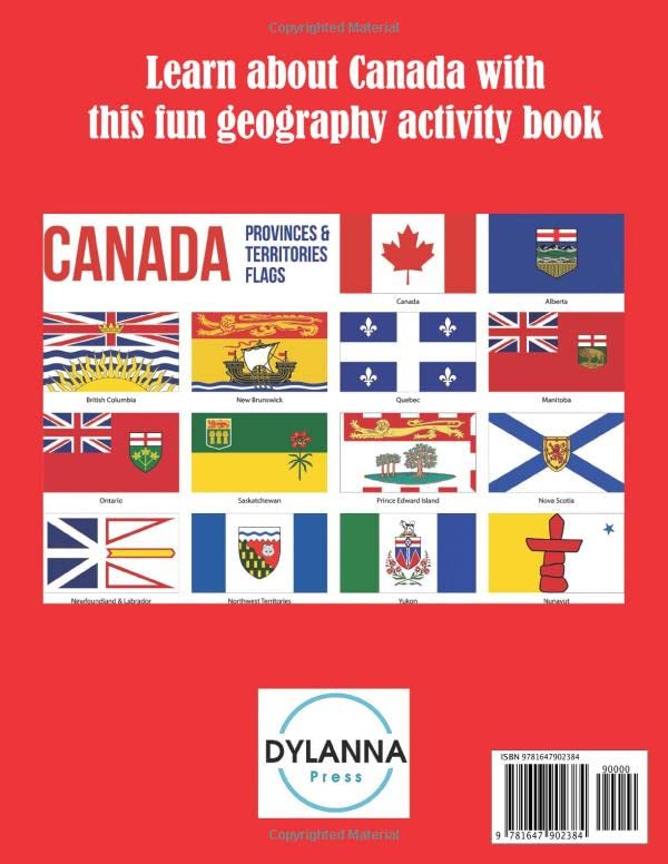 Canada Activity and Fact Book: Canadian Geography Workbook for Kids