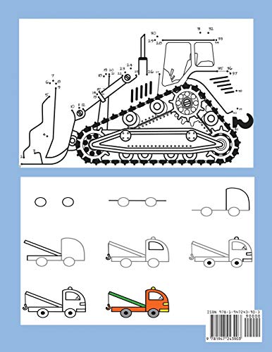 Truck Coloring and Activity Book for Kids (Kids Activity Books)