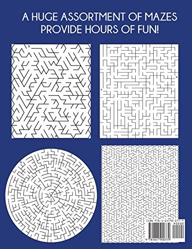 Big Book of Mazes for Adults: 185 Easy to Medium Labyrinth Puzzles