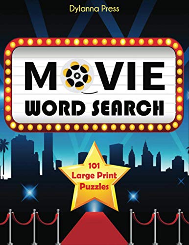 Movie Word Search: 101 Large Print Puzzles