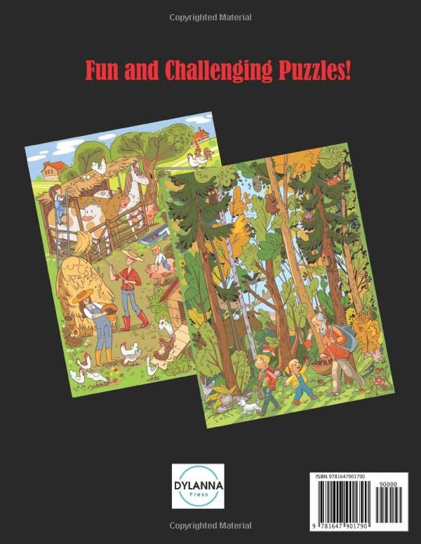 Hidden Objects Activity Book: A Search and Find Book for Kids and Adults