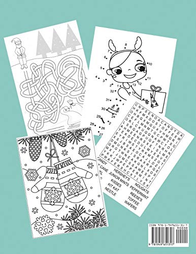 A Very Merry Christmas Activity Book (Christmas Activity Books for Kids)