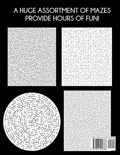 Big Book of Mazes for Adults: 180 Medium to Hard Labyrinth Puzzles