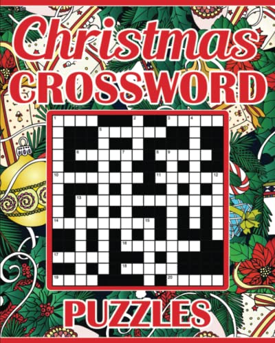 Christmas Crossword Puzzles: Fun Holiday-Themed Puzzle Book