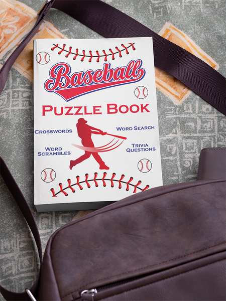 Baseball Puzzle Book: Crosswords, Word Search, Word Scrambles, Trivia Questions