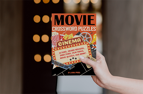 Movie Crossword Puzzles: Fun Film Trivia Book